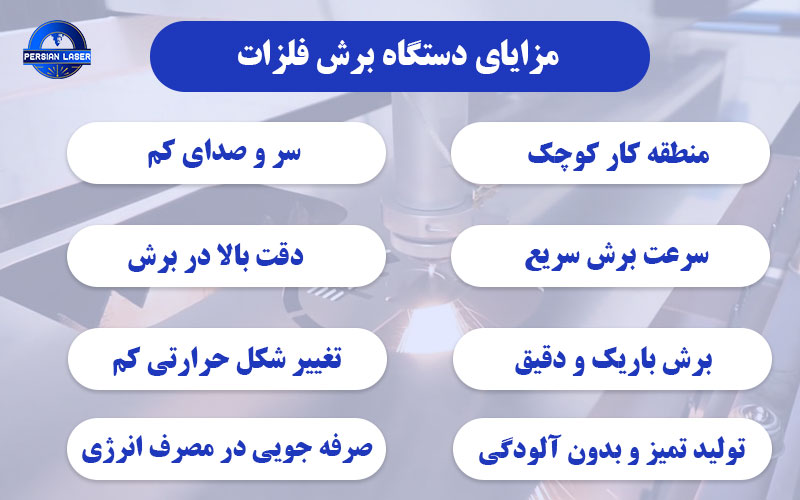 مزایای دستگاه برش فلزات