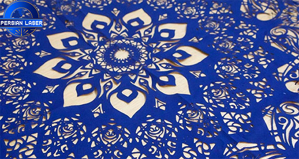 برش پارچه با دستگاه لیزر غیر فلزات