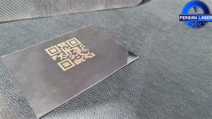 حکاکی Qr code با دستگاه لیزر مارکینگ